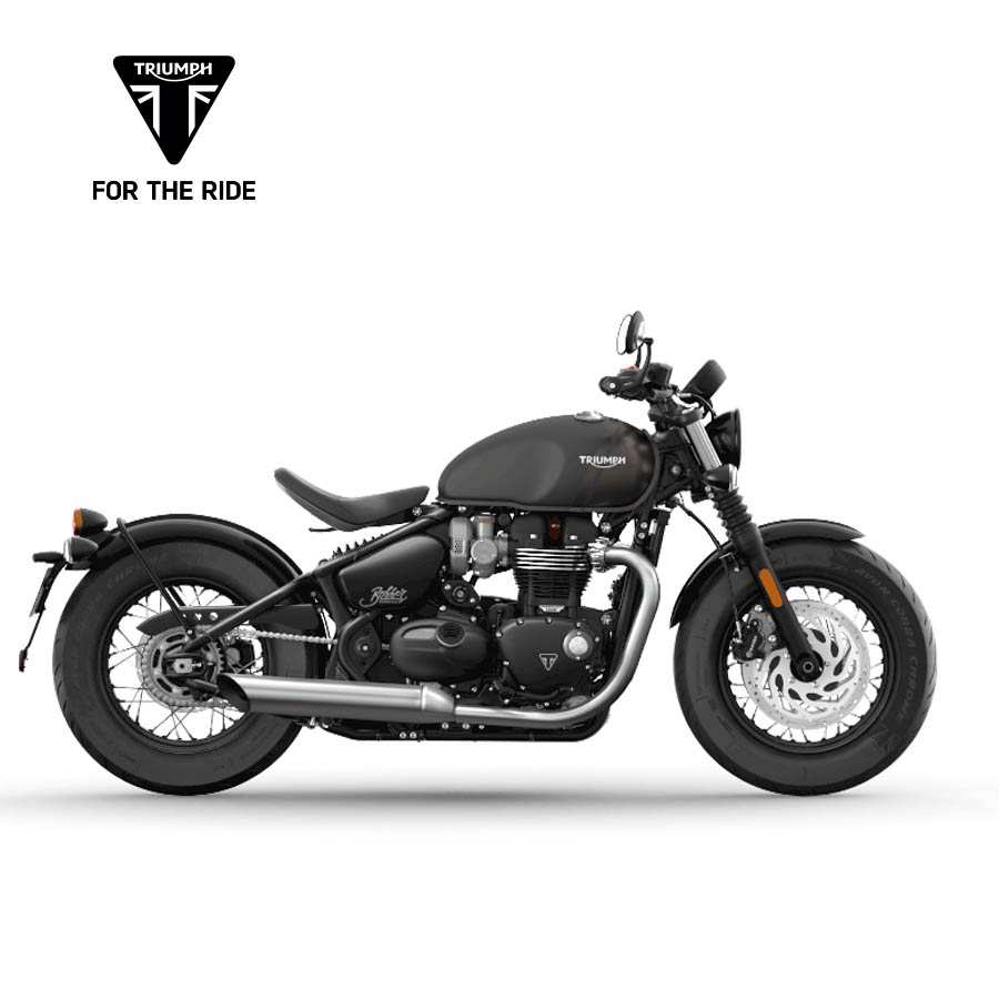 TRIUMPH Bonneville Bobber Jet Black RHS 629