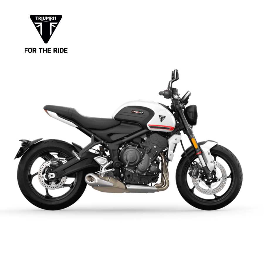 TRIUMPH Trident 660 Crystal White RHS 629